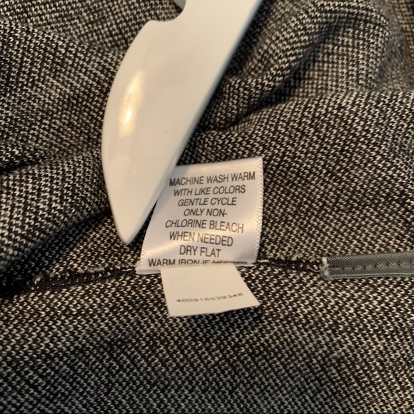 Dana Buchman Black/Grey Wrap Cardigan Extra-Large - Picture 8 of 8